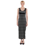 Douglas Tartan Fitted Maxi Dress