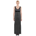 Douglas Tartan Maxi Thigh Split Dress