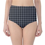 Douglas Tartan High-Waist Bikini Bottoms