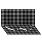 Douglas Tartan Twin Heart Bottom 3D Greeting Card (8x4)