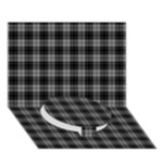 Douglas Tartan Circle Bottom 3D Greeting Card (7x5)