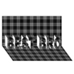 Douglas Tartan BEST BRO 3D Greeting Card (8x4)