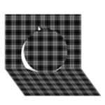 Douglas Tartan Circle 3D Greeting Card (7x5)