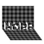 Douglas Tartan HOPE 3D Greeting Card (7x5)