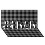 Douglas Tartan #1 DAD 3D Greeting Card (8x4)