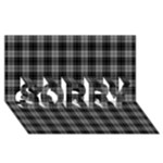 Douglas Tartan SORRY 3D Greeting Card (8x4)