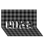 Douglas Tartan HUGS 3D Greeting Card (8x4)