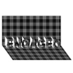 Douglas Tartan ENGAGED 3D Greeting Card (8x4)