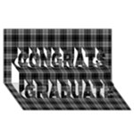 Douglas Tartan Congrats Graduate 3D Greeting Card (8x4)