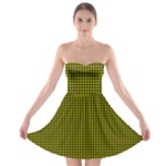 MacLachlan Tartan Strapless Bra Top Dress