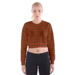 Bruce Tartan Women s Cropped Sweatshirt