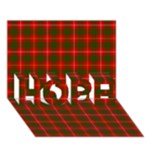 Bruce Tartan HOPE 3D Greeting Card (7x5)