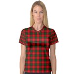 Chisholm Tartan Women s V-Neck Sport Mesh Tee