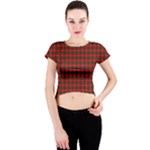 Chisholm Tartan Crew Neck Crop Top