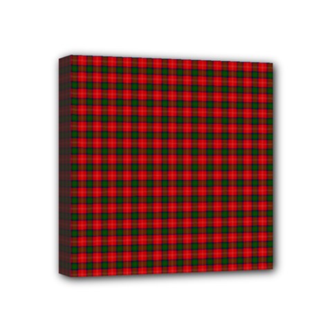 Chisholm Tartan Mini Canvas 4  x 4  (Stretched) from ArtsNow.com