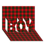 Chisholm Tartan BOY 3D Greeting Card (7x5)