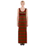 Comyn Tartan Maxi Thigh Split Dress