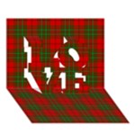 Comyn Tartan LOVE 3D Greeting Card (7x5)