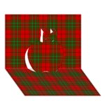 Comyn Tartan Apple 3D Greeting Card (7x5)