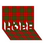 Comyn Tartan HOPE 3D Greeting Card (7x5)