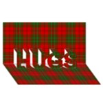 Comyn Tartan HUGS 3D Greeting Card (8x4)