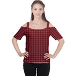 Cunningham Tartan Women s Cutout Shoulder Tee