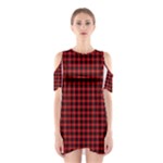 Cunningham Tartan Women s Cutout Shoulder Dress