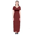 Cunningham Tartan Short Sleeve Maxi Dress