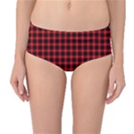 Cunningham Tartan Mid-Waist Bikini Bottoms