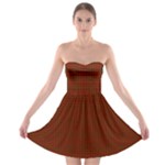 Dunbar Tartan Strapless Bra Top Dress