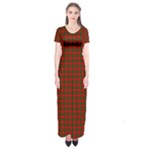 Dunbar Tartan Short Sleeve Maxi Dress