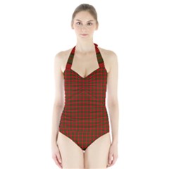 Dunbar Tartan Women s Halter One Piece Swimsuit from ArtsNow.com
