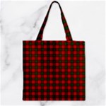 Dunbar Tartan Zipper Grocery Tote Bag