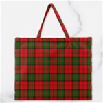 Dunbar Tartan Zipper Large Tote Bag