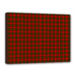 Dunbar Tartan Canvas 16  x 12  (Stretched)