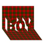 Dunbar Tartan BOY 3D Greeting Card (7x5)
