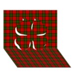 Dunbar Tartan Clover 3D Greeting Card (7x5)