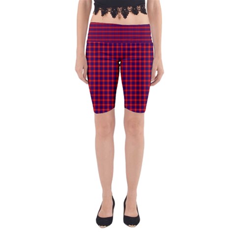 Hamilton Tartan Yoga Cropped Leggings from ArtsNow.com