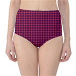 Hamilton Tartan High-Waist Bikini Bottoms