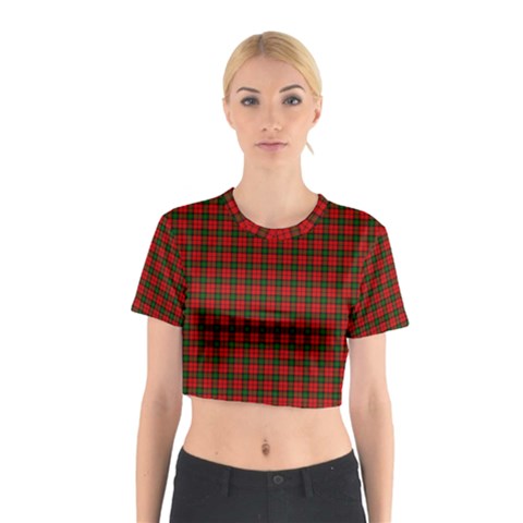 Kerr Tartan Cotton Crop Top from ArtsNow.com