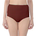 Kerr Tartan High-Waist Bikini Bottoms