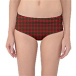 Kerr Tartan Mid-Waist Bikini Bottoms