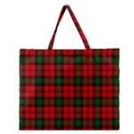 Kerr Tartan Zipper Large Tote Bag