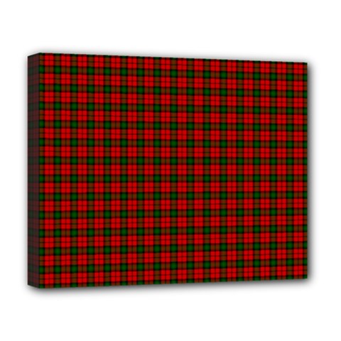 Kerr Tartan Deluxe Canvas 20  x 16  (Stretched) from ArtsNow.com