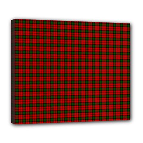 Kerr Tartan Deluxe Canvas 24  x 20  (Stretched) from ArtsNow.com