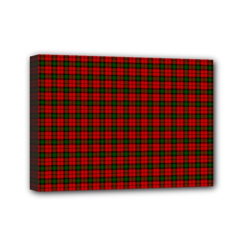 Kerr Tartan Mini Canvas 7  x 5  (Stretched) from ArtsNow.com