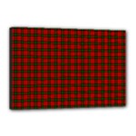 Kerr Tartan Canvas 18  x 12  (Stretched)
