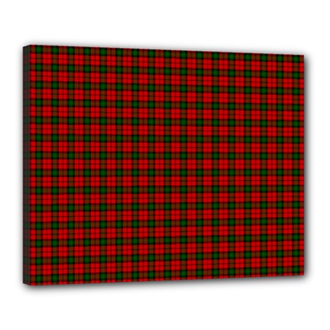 Kerr Tartan Canvas 20  x 16  (Stretched) from ArtsNow.com