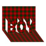 Kerr Tartan BOY 3D Greeting Card (7x5)