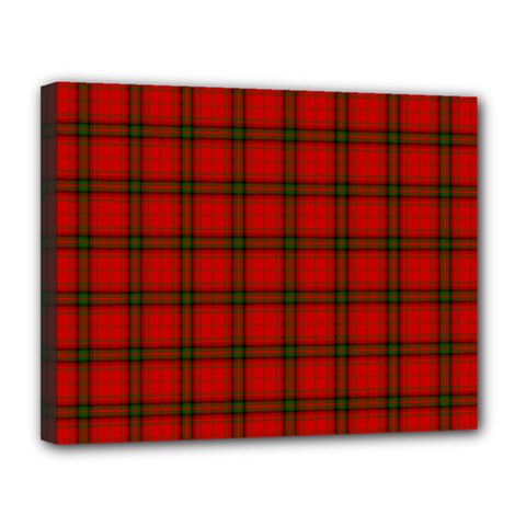 MacDougall Tartan Canvas 14  x 11  (Stretched) from ArtsNow.com